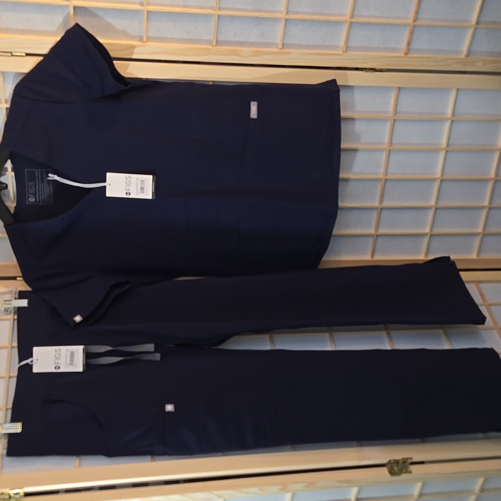 NWT Figs Scrub Set Navy Blue